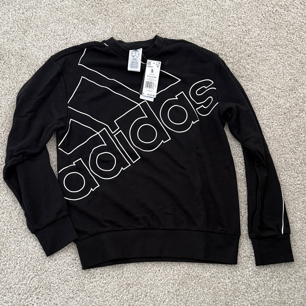 BNWT Women’s Adidas Black Crewneck